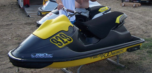Sea-Doo Race Numbers With Background - Slanted
