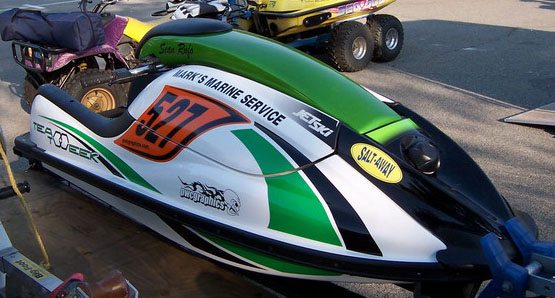 Kawi SX-R Race Numbers